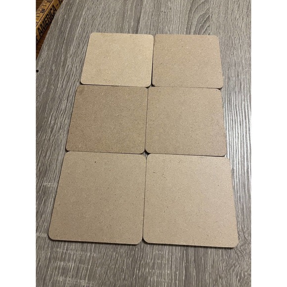 6 Pcs. Handmade Vintage Advertising Reproduction Laminated Drink Coasters - Picture 6 of 6